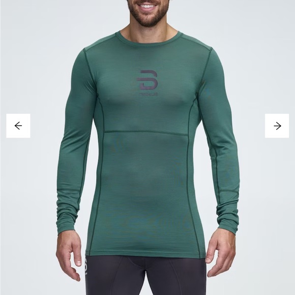 Women’s large Bjorn Daehlie Active Wool Long Sleeve top - Picture 2 of 11